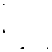 angle bracket in the first quadrant