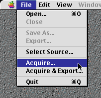 file menu